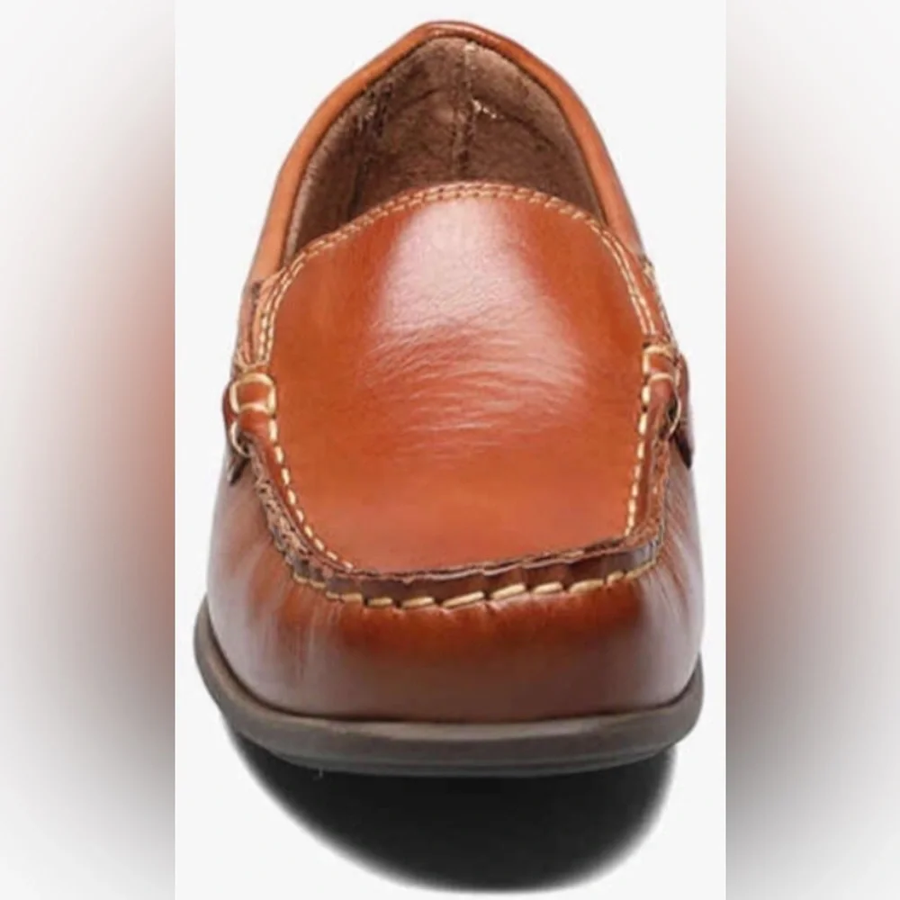Florsheim Tan Brown Kids Moccasin Loafers